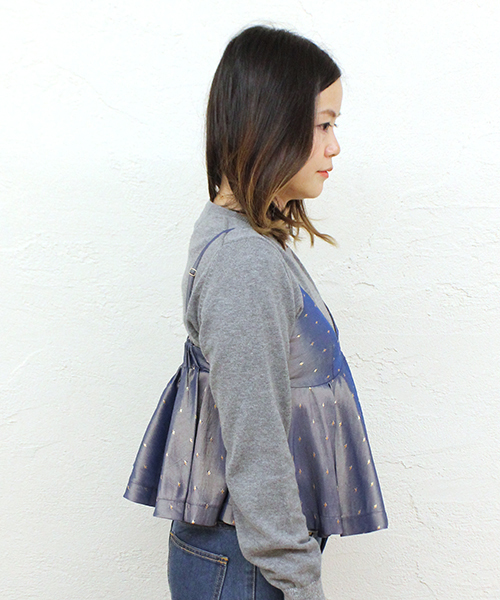 mystic（ミスティック）の「サテンドットキャミ（キャミソール・レディース・ブラック/ネイビー/ピンク・FREE）」の4枚目の写真