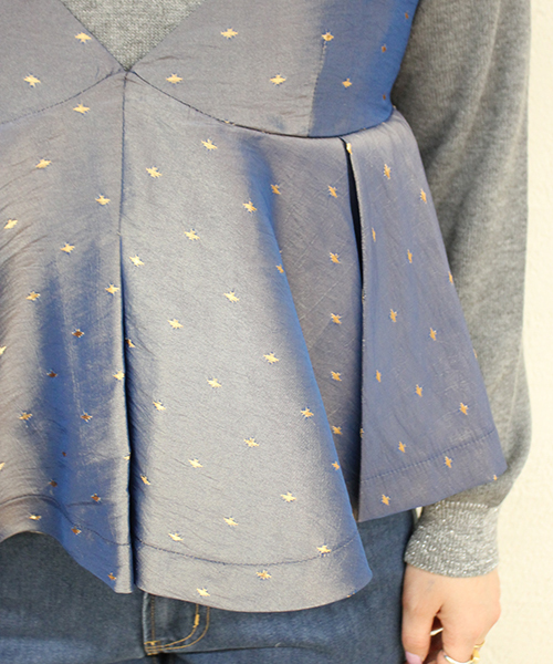 mystic（ミスティック）の「サテンドットキャミ（キャミソール・レディース・ブラック/ネイビー/ピンク・FREE）」の7枚目の写真