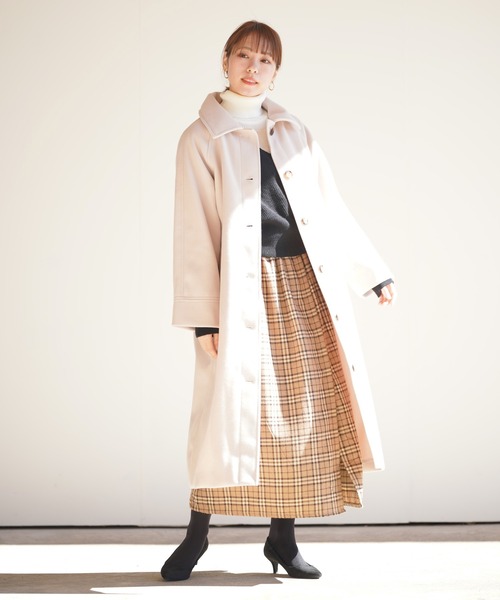 rps(アールピーエス)の「カシュクールニットプルオーバー(ニット/セーター・レディース・ブラック/ベージュ/グレー/モカ/アイボリー/チャコールグレー・M)」の18枚目の写真