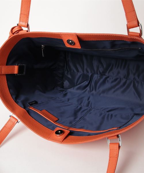 PELLE MORBIDA(ペッレモルビダ)の「COLORE(コローレ)2WAYトートバッグ(トートバッグ・メンズ・チャコールグレー/ブラック/ネイビー/サックスブルー/オレンジ/ブルー・FREE)」の17枚目の写真