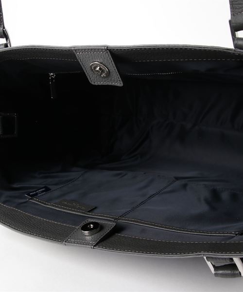 PELLE MORBIDA(ペッレモルビダ)の「COLORE(コローレ)2WAYトートバッグ(トートバッグ・メンズ・チャコールグレー/ブラック/ネイビー/サックスブルー/オレンジ/ブルー・FREE)」の18枚目の写真