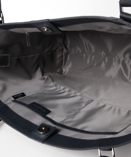 PELLE MORBIDA(ペッレモルビダ)の「COLORE(コローレ)2WAYトートバッグ(トートバッグ・メンズ・チャコールグレー/ブラック/ネイビー/サックスブルー/オレンジ/ブルー・FREE)」の19枚目の写真