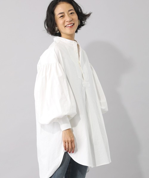 Freada/フリーダ 馬布ヴィンテージボリュームスリーブシャツ シャツ  