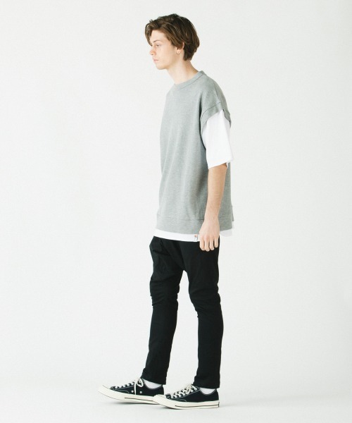 rehacer(レアセル)の「rehacer : Easy Drape Sarouel Pants / イージードレープサルエルパンツ(その他パンツ・メンズ・ブラック/ネイビー・SMALL/MEDIUM/LARGE)」の4枚目の写真
