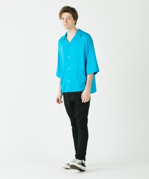 rehacer(レアセル)の「rehacer : Easy Drape Sarouel Pants / イージードレープサルエルパンツ(その他パンツ・メンズ・ブラック/ネイビー・SMALL/MEDIUM/LARGE)」の10枚目の写真