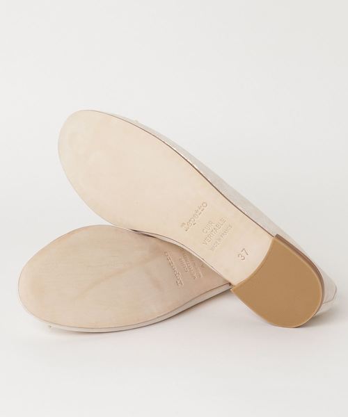【新品未使用】レペット　フラットシューズ　バレエシューズ　ベージュ　38 Repetto（レペット）の「REPETTO / フラットシューズ（バレエシューズ