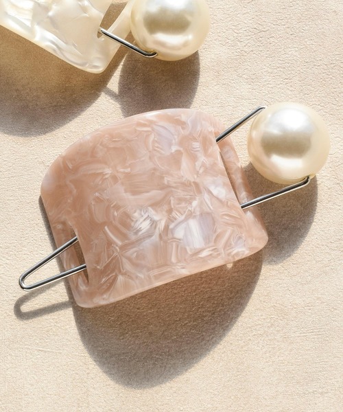 GOLDY(ゴールディ)の「TRIANGLE STICK G(その他ヘアアクセサリー)」|ピンクベージュ