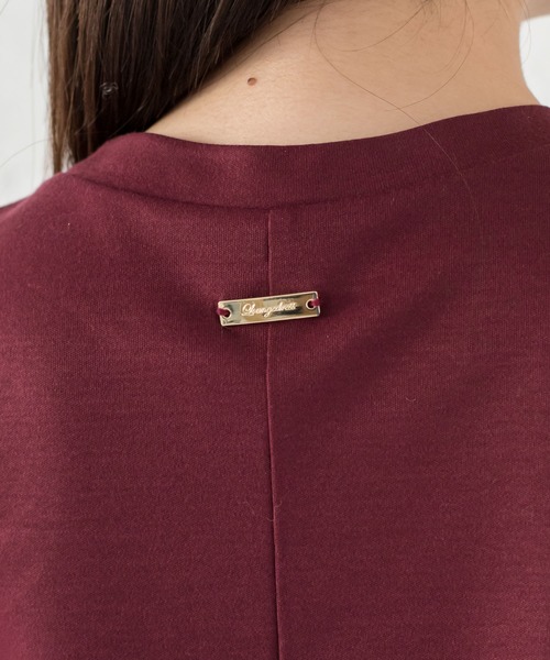 LOUNGEDRESS(ラウンジドレス)の「ノースリカットソー(Tシャツ/カットソー・レディース・ブラック/オフホワイト/ボルドー・FREE)」の12枚目の写真