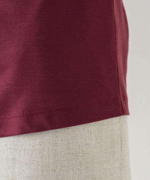 LOUNGEDRESS(ラウンジドレス)の「ノースリカットソー(Tシャツ/カットソー・レディース・ブラック/オフホワイト/ボルドー・FREE)」の15枚目の写真