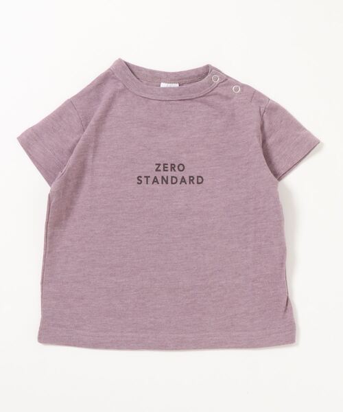 ZERO standerd（ゼロスタンダード）の「ゼロスタンダード zero　Ｔシャツ（Tシャツ/カットソー・キッズ・ブラック/ベージュ/ブラウン/カーキ/ピンク/ブルー/パープル・80ｃｍ/90cm/95cm/110cm/100cm/120cm/130cm/140cm/150cm/160cm）」の6枚目の写真