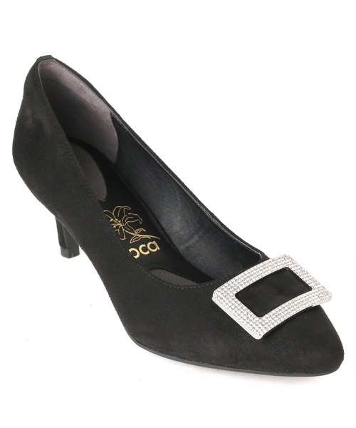 coca(ANDEX shoes product)(コカ)の「coca / コカ ビジューバックル付き ポインテッドトゥ ヒールパンプス 419008(パンプス・レディース・ブラック/ベージュ・22.5cm/23.5cm/24.5cm/23.0cm/24.0cm/22.0cm)」の15枚目の写真
