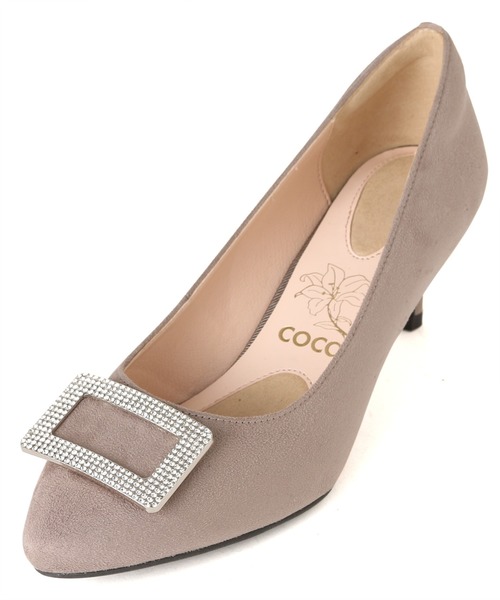 coca(ANDEX shoes product)(コカ)の「coca / コカ ビジューバックル付き ポインテッドトゥ ヒールパンプス 419008(パンプス・レディース・ブラック/ベージュ・22.5cm/23.5cm/24.5cm/23.0cm/24.0cm/22.0cm)」の11枚目の写真