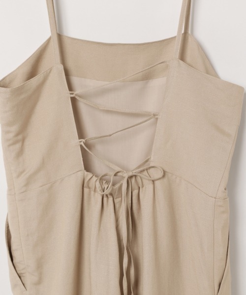 LOWRYS FARM(ローリーズファーム)の「L/Rサロペット 887609(サロペット/オーバーオール・レディース・ブラック/アイボリー・FREE)」の15枚目の写真