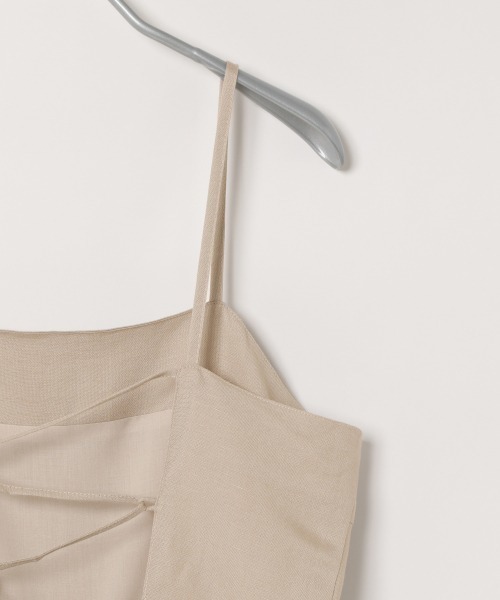 LOWRYS FARM(ローリーズファーム)の「L/Rサロペット 887609(サロペット/オーバーオール・レディース・ブラック/アイボリー・FREE)」の14枚目の写真