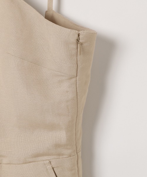 LOWRYS FARM(ローリーズファーム)の「L/Rサロペット 887609(サロペット/オーバーオール・レディース・ブラック/アイボリー・FREE)」の11枚目の写真