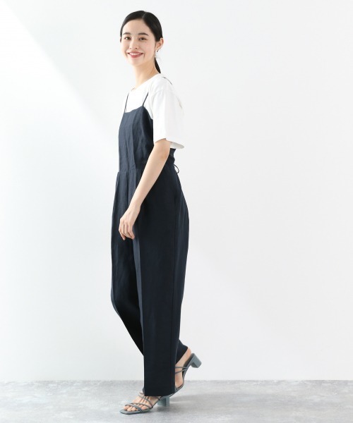 LOWRYS FARM(ローリーズファーム)の「L/Rサロペット 887609(サロペット/オーバーオール・レディース・ブラック/アイボリー・FREE)」の19枚目の写真