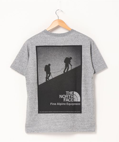THE NORTH FACE（ザノースフェイス）の「ザ ノース フェイス S/S Half Dome Fine Alpine EQ Tee（Tシャツ/カットソー・メンズ・グレー/ブラック/ホワイト・S/XL/L/M）」の4枚目の写真