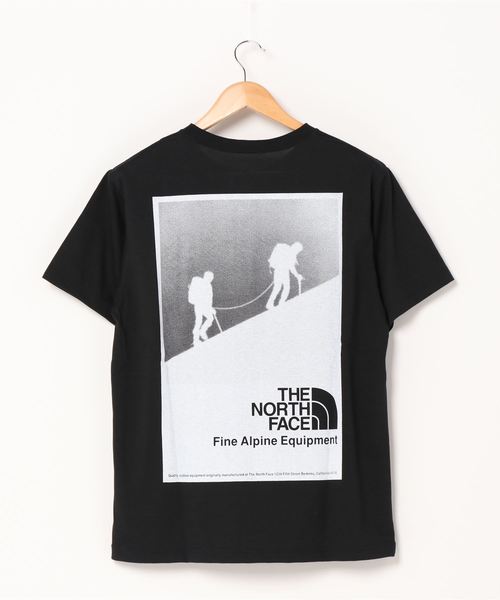 THE NORTH FACE（ザノースフェイス）の「ザ ノース フェイス S/S Half Dome Fine Alpine EQ Tee（Tシャツ/カットソー・メンズ・グレー/ブラック/ホワイト・S/XL/L/M）」の6枚目の写真