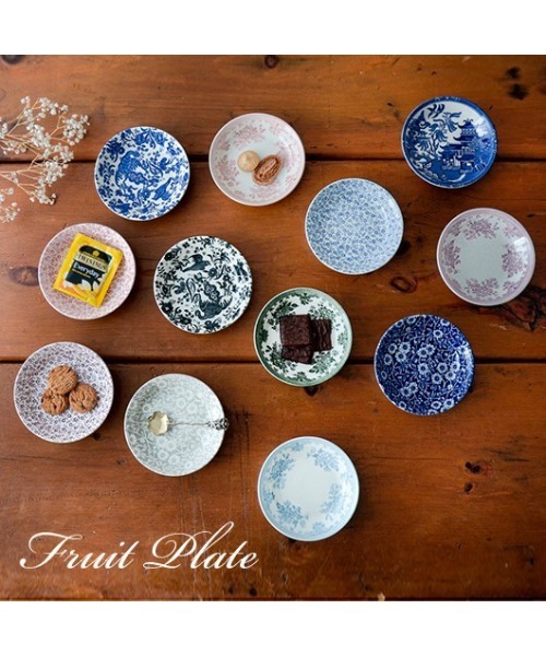 BURLEIGH / キャリコ / プレート 21.5cm2枚セット