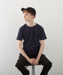 【VIBGYOR BY AS】サーマル半袖クルーネックTEE(BL)