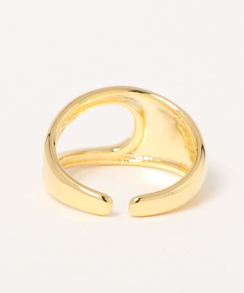 Fun & Daily（ファンアンドデイリー）の「F&D : アシンメトリーオープンリング（リング・レディース・シルバー/ゴールド・FREE）」の3枚目の写真