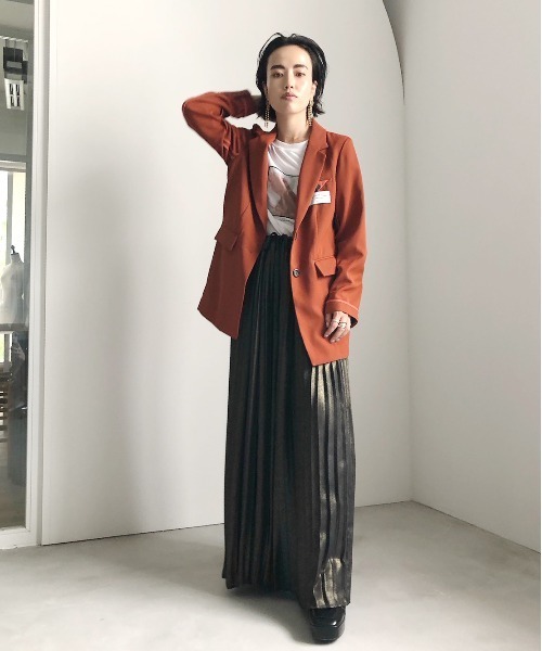 Ameri（アメリ）の「TRICK ART LONG TEE（Tシャツ/カットソー・レディース・ホワイト/ブラック・FREE）」の14枚目の写真