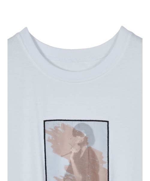 Ameri（アメリ）の「TRICK ART LONG TEE（Tシャツ/カットソー・レディース・ホワイト/ブラック・FREE）」の17枚目の写真