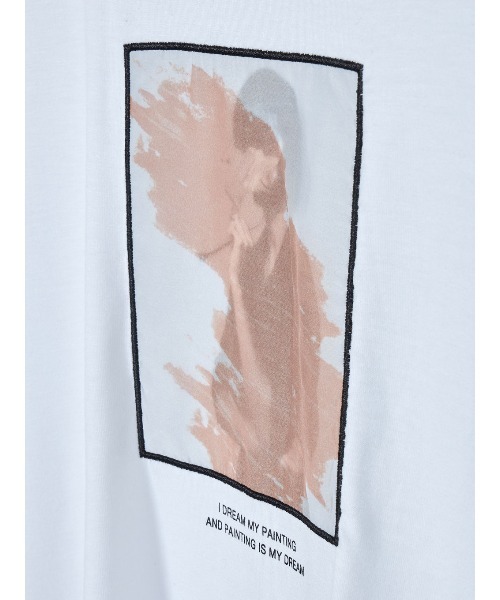 Ameri（アメリ）の「TRICK ART LONG TEE（Tシャツ/カットソー・レディース・ホワイト/ブラック・FREE）」の18枚目の写真