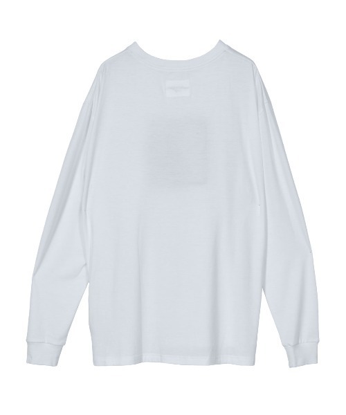 Ameri（アメリ）の「TRICK ART LONG TEE（Tシャツ/カットソー・レディース・ホワイト/ブラック・FREE）」の8枚目の写真