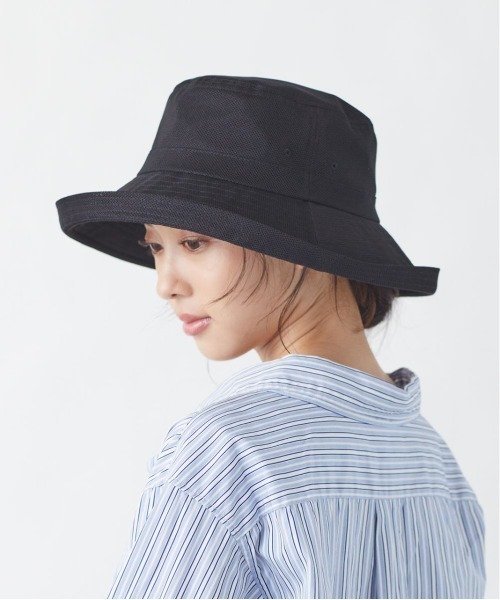milsa(ミルサ)の「LM 風飛ば~ぬハット/サイズ展開レディースUVカットHAT(ハット・レディース・ブラック/ネイビー/ベージュ/アッシュブラウン/ブラウン/グレー・M/57.5cm/60cm/62cm/58cm/56cm)」の9枚目の写真