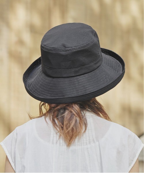 milsa(ミルサ)の「LM 風飛ば~ぬハット/サイズ展開レディースUVカットHAT(ハット・レディース・ブラック/ネイビー/ベージュ/アッシュブラウン/ブラウン/グレー・M/57.5cm/60cm/62cm/58cm/56cm)」の17枚目の写真