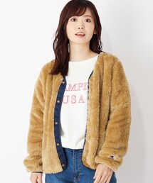 【Champion】もこふさスナップジャケット