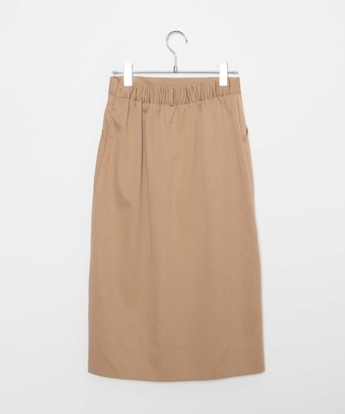 DING（ディング）の「DING/ベイカーロングスカート（スカート・レディース・ベージュ/ブラック・FREE）」の3枚目の写真