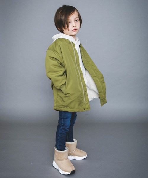 BRANSHES（ブランシェス）の「【WEB限定】シンプルパーカー（パーカー・キッズ・ブラック/エンジ/ブラウン/オリーブ/ブルー/アイボリー・110cm/100cm/120cm/130cm/140cm/150cm）」の7枚目の写真