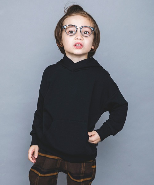 BRANSHES（ブランシェス）の「【WEB限定】シンプルパーカー（パーカー・キッズ・ブラック/エンジ/ブラウン/オリーブ/ブルー/アイボリー・110cm/100cm/120cm/130cm/140cm/150cm）」の8枚目の写真
