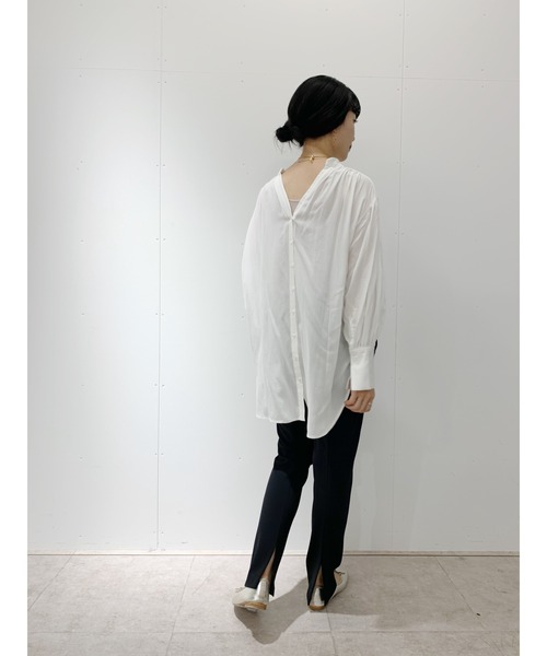 SHENERY(シーナリー)の「ストレッチツイルパンツ(その他パンツ・レディース・ブラック/オフホワイト・38/36)」の3枚目の写真
