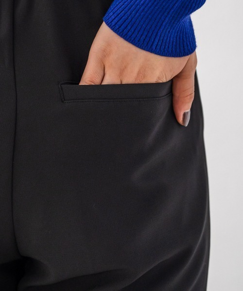 PAGEBOY(ページボーイ)の「【セットアップ対応】Wクロスセットアップフレアパンツ(タックパンツ)(スラックス・レディース・ブラック/ブラウン/グレイッシュベージュ・FREE)」の17枚目の写真