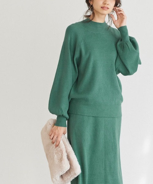 ボリュームニット スカートセットアップ ニット セーター Pierrot ピエロ のファッション通販 Zozotown