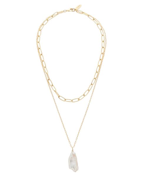 Ungrid（アングリッド）の「淡水パールレイヤードネックレス（ネックレス・レディース・ゴールド・FREE）」の3枚目の写真