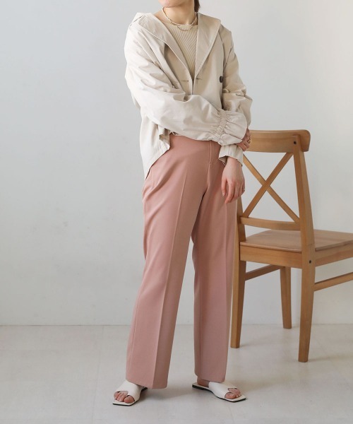 Bab（バブ）の「ショートウエストドロストジャケット（その他アウター・レディース・アイボリー/ベージュ/カーキ・38）」の8枚目の写真