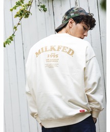 MILKFED. | ARCH COOPER BIG SWEAT TOP(スウェット)