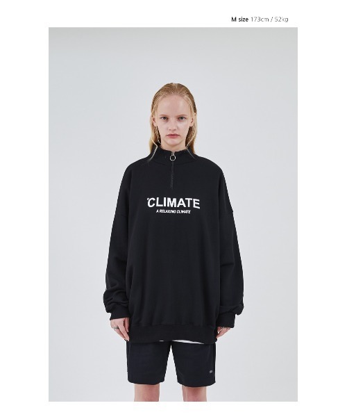 epine é sport line half zip sweat black