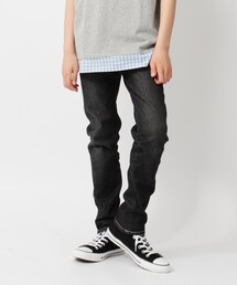 ◆【150・160cm】NEWのび~るストレートデニムパンツ<365DAYS>