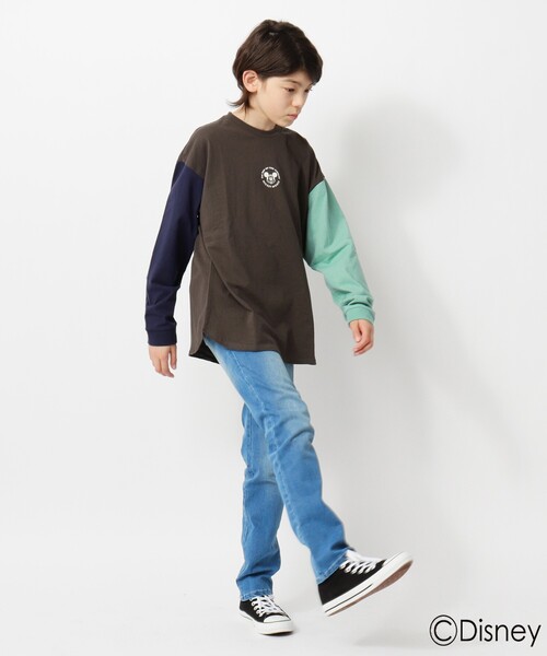 THE SHOP TK (ザ ショップ ティーケー )の「◆【150・160cm】NEWのび~るストレートデニムパンツ<365DAYS>(デニムパンツ・キッズ・ブラック/ダークネイビー・15 /16)」の9枚目の写真