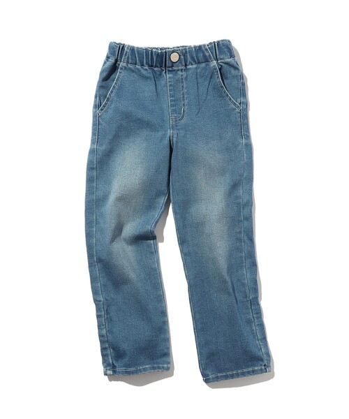 THE SHOP TK (ザ ショップ ティーケー )の「◆【150・160cm】NEWのび~るストレートデニムパンツ<365DAYS>(デニムパンツ・キッズ・ブラック/ダークネイビー・15 /16)」の5枚目の写真