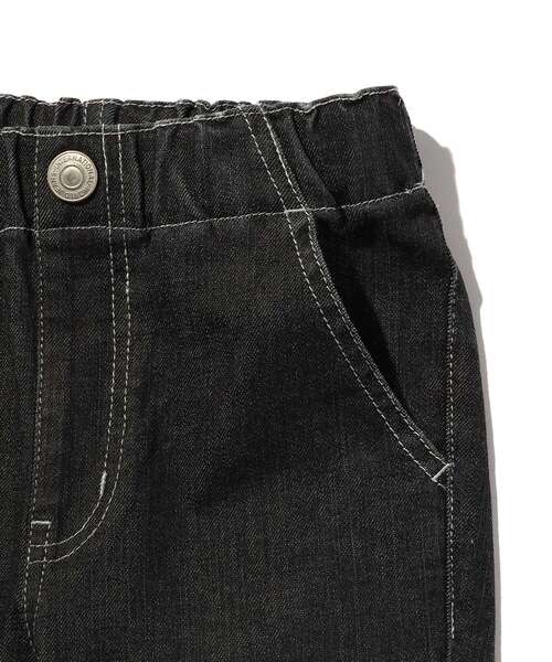 THE SHOP TK (ザ ショップ ティーケー )の「◆【150・160cm】NEWのび~るストレートデニムパンツ<365DAYS>(デニムパンツ・キッズ・ブラック/ダークネイビー・15 /16)」の12枚目の写真