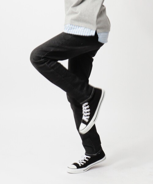 THE SHOP TK (ザ ショップ ティーケー )の「◆【150・160cm】NEWのび~るストレートデニムパンツ<365DAYS>(デニムパンツ・キッズ・ブラック/ダークネイビー・15 /16)」の16枚目の写真