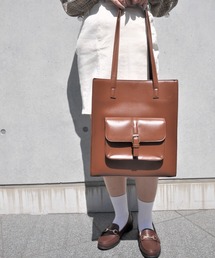 WEGO/立体ポケットスクエアトートバッグ