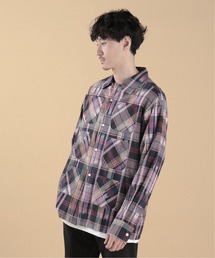 【South2 West8 / サウスツーウエストエイト】 6 ポケットシャツ INKAT MADRAS