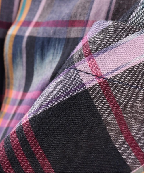 South2 West8（サウスツーウェストエイト）の「【South2 West8 / サウスツーウエストエイト】 6 ポケットシャツ INKAT MADRAS（シャツ/ブラウス・メンズ・ライトブルー/ネイビー・SMALL/MEDIUM）」の6枚目の写真